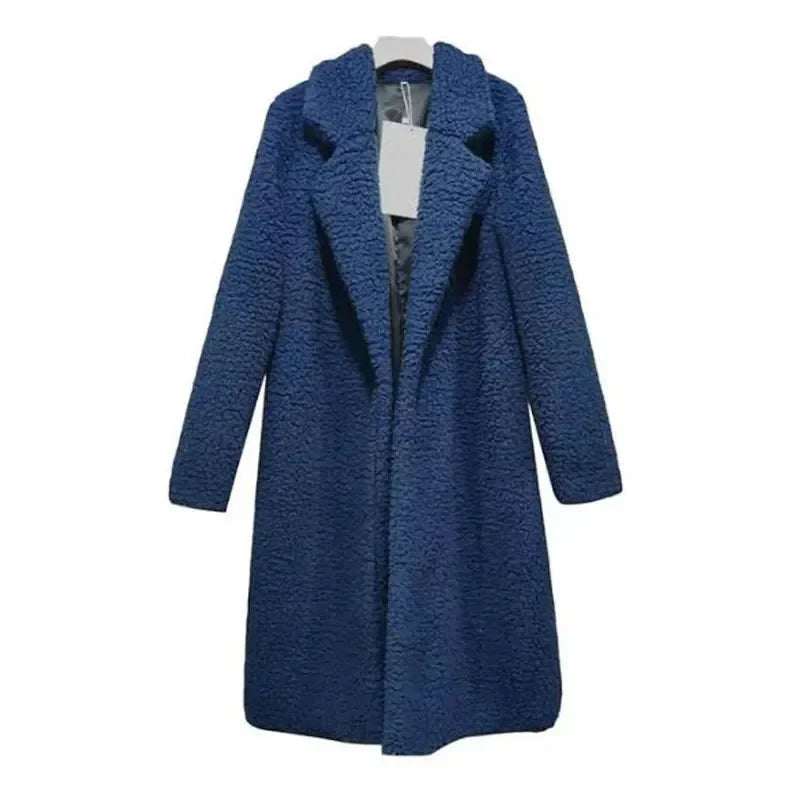 Manteau en peluche tendance pour femme - Valeria