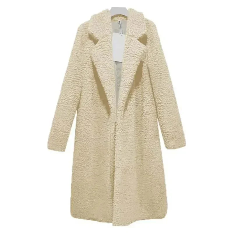 Manteau en peluche tendance pour femme - Valeria
