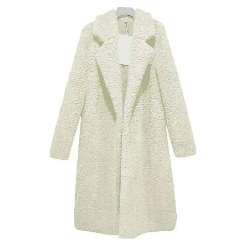Manteau en peluche tendance pour femme - Valeria