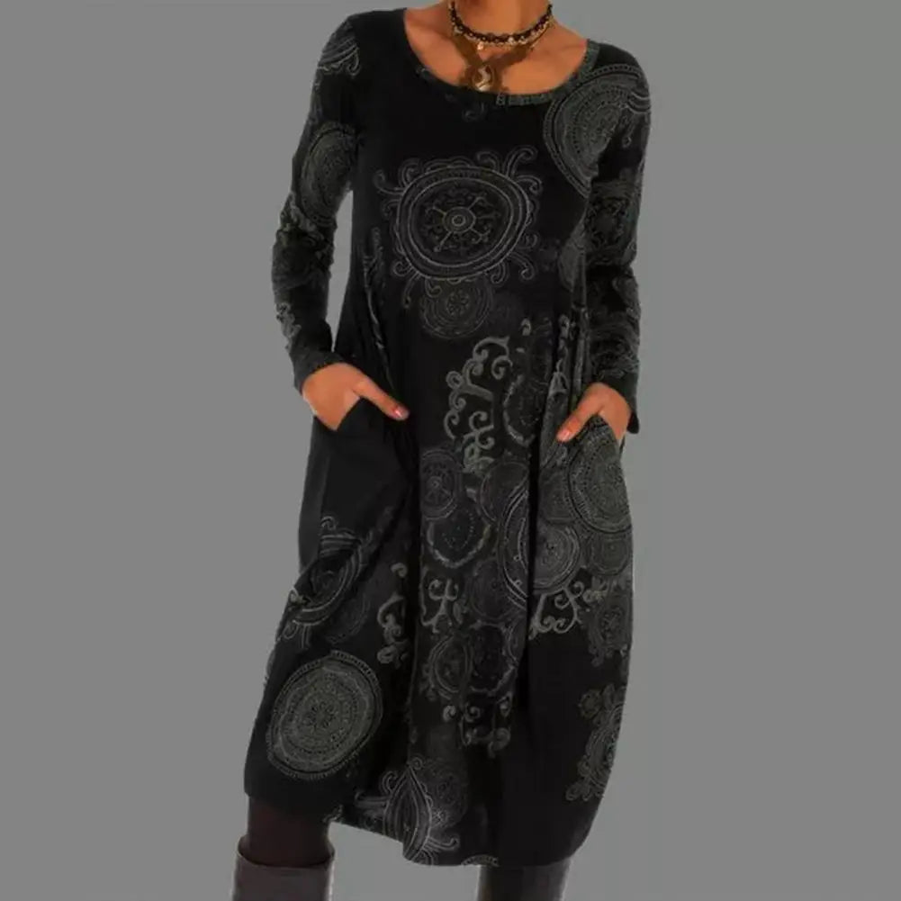 Alaina - Vintage-Kleid im Boho-Stil
