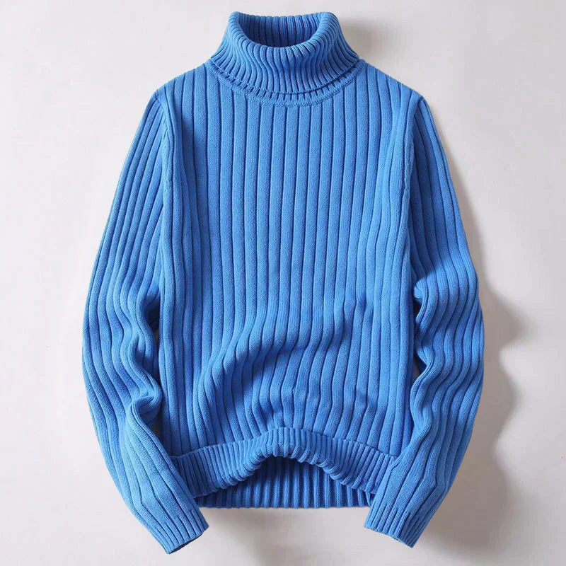 Pull col roulé en laine mérinos pour homme - Wyatt