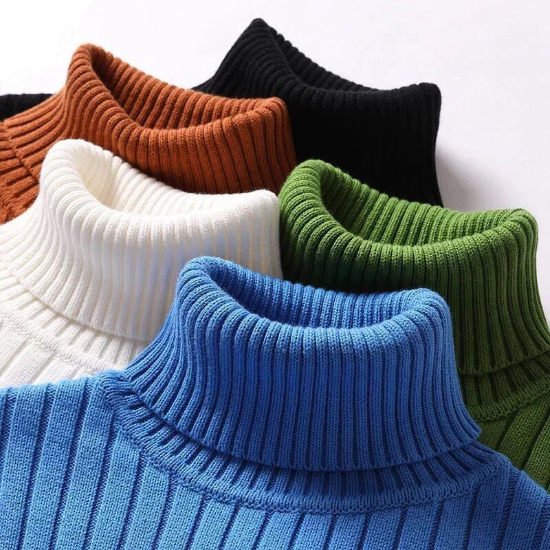 Pull col roulé en laine mérinos pour homme - Wyatt