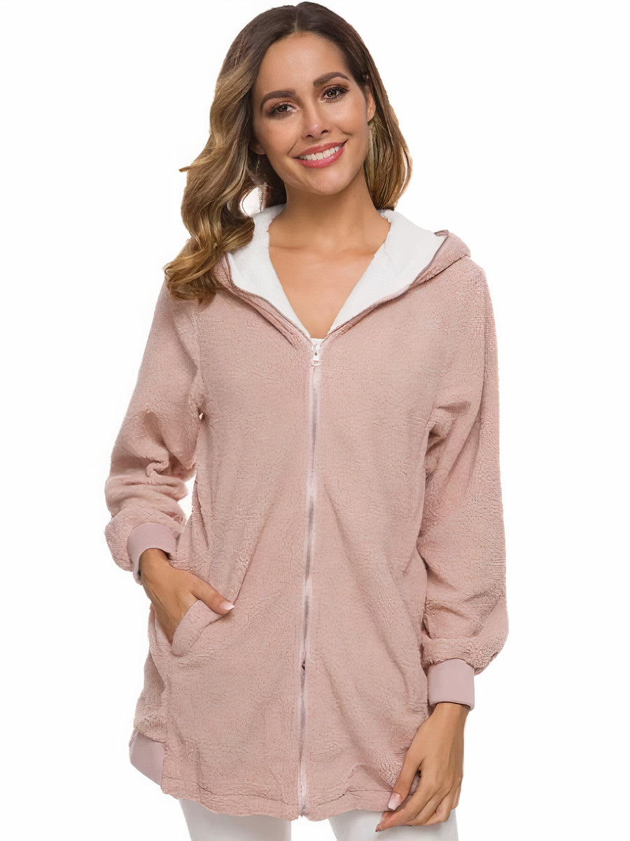 Manteau d'hiver à capuche pour femme - Wilda