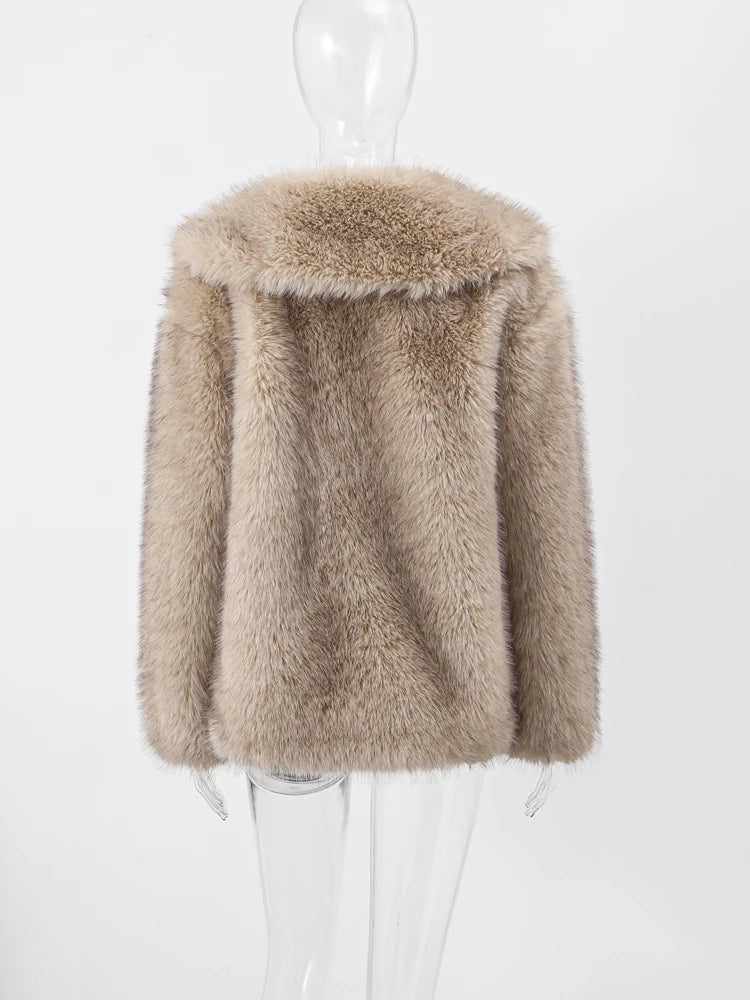 Keiira | Manteau de fourrure élégant pour femme à la noblesse intemporelle