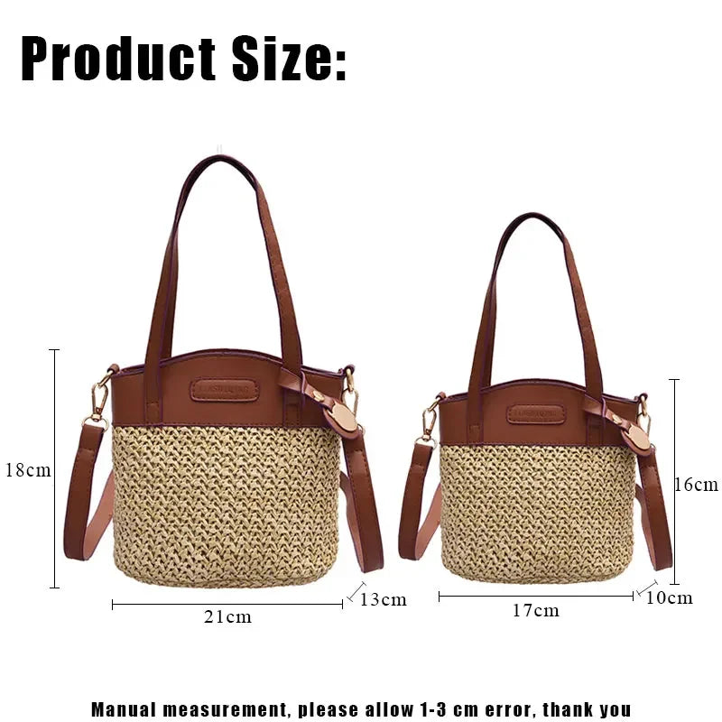 Bellachicha - Damen Schultertasche mit gestricktem Muster, PU-Patchwork und Designerriemen