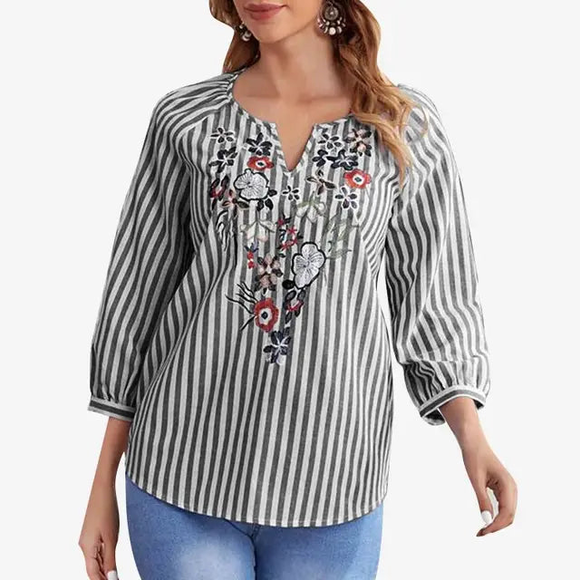 Casual Blumenbluse