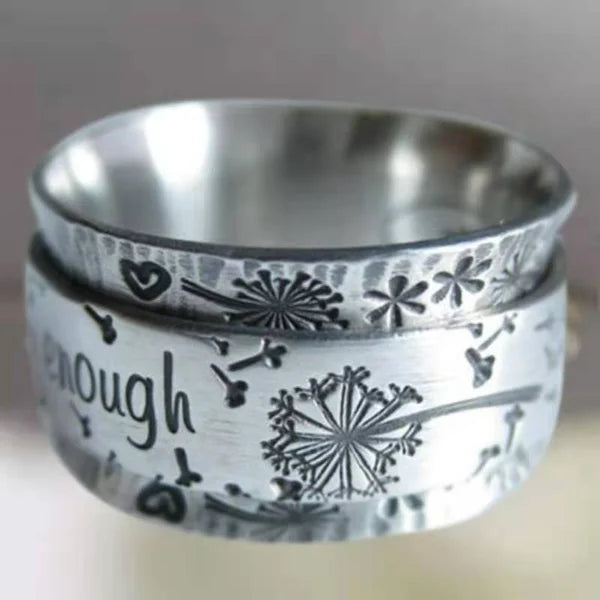 Bague de pissenlit de méditation 