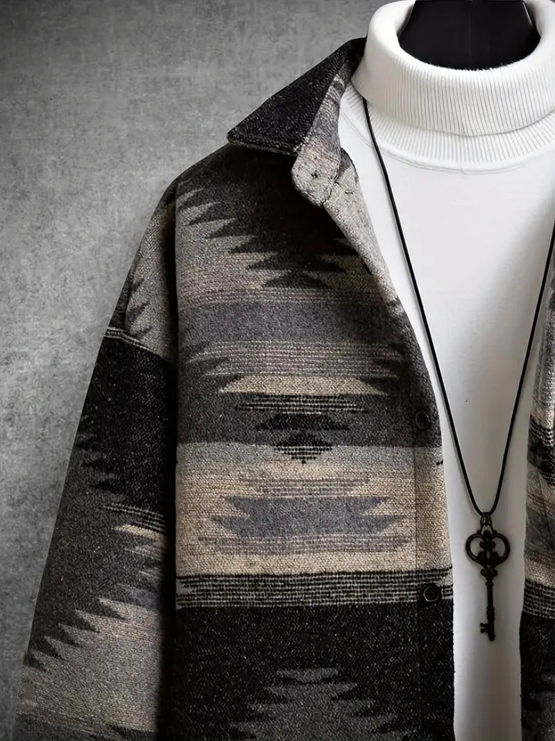 Zachary – veste à motifs géométriques pour homme