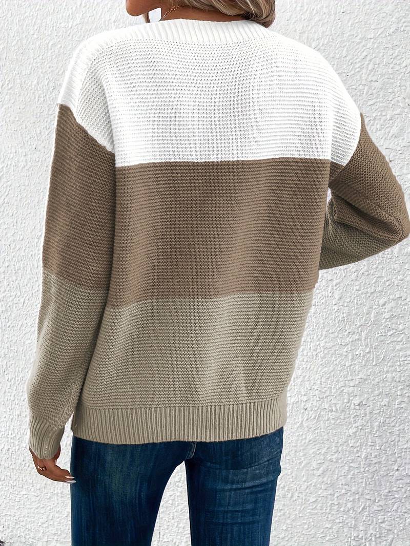 Lyra – pull col rond élégant