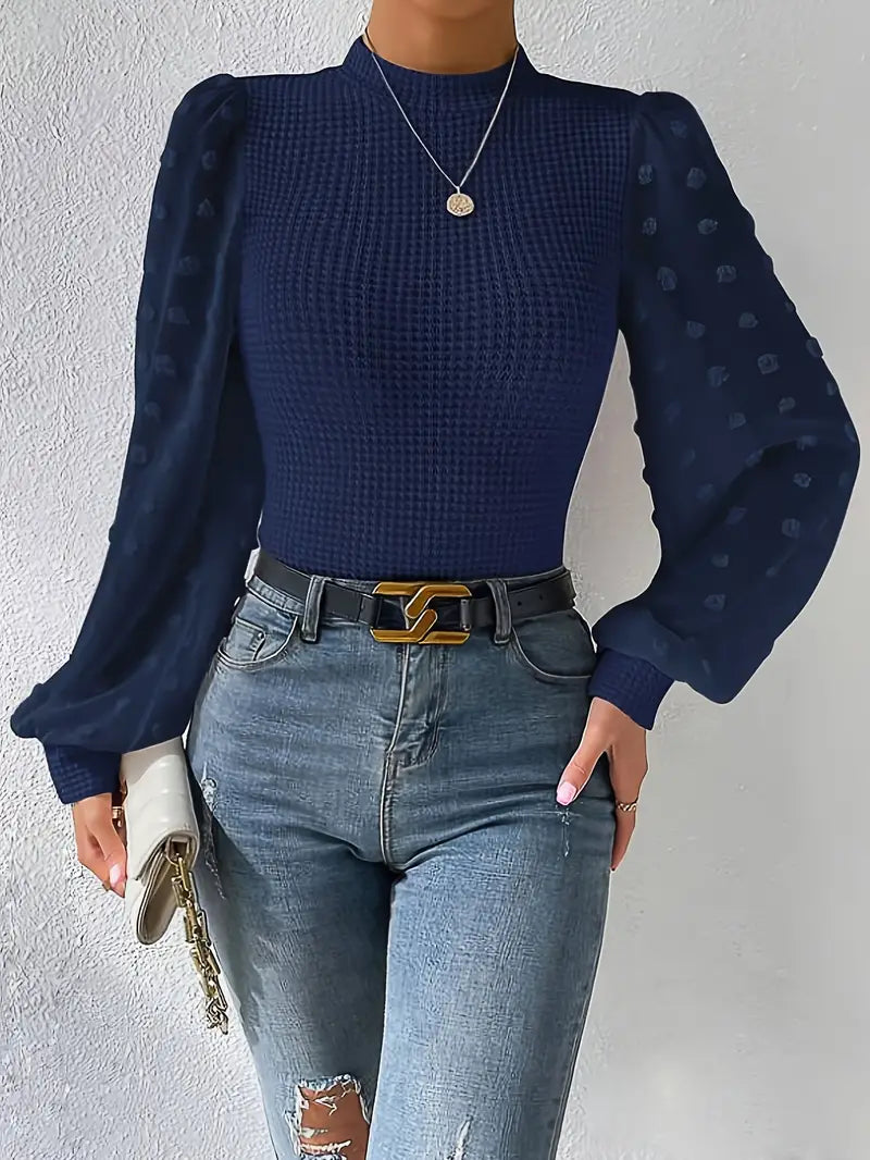Bellachicha Top | Elegante Damenbluse mit Puffärmeln