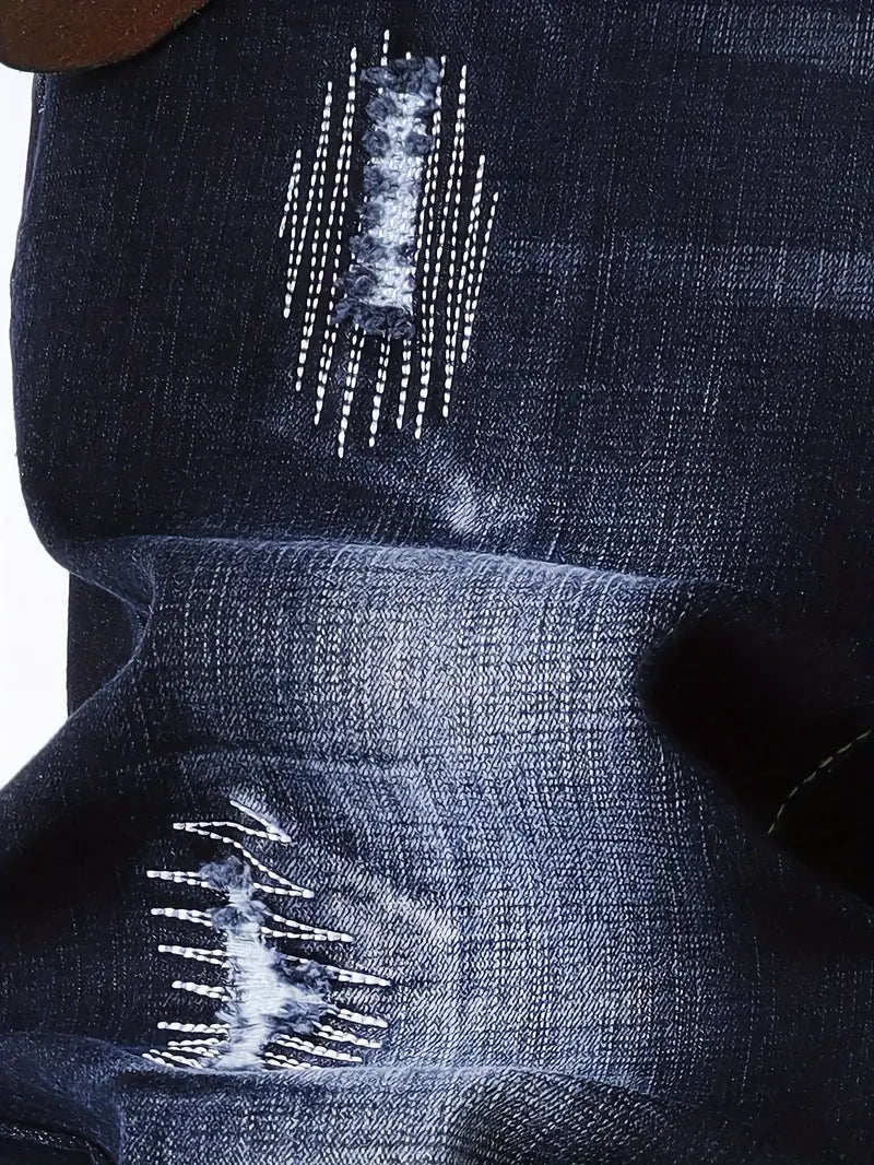 Oliver – jean skinny déchiré décontracté