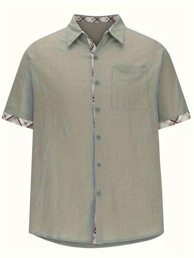 Brandon – chemise traditionnelle élégante avec imprimé graphique à carreaux