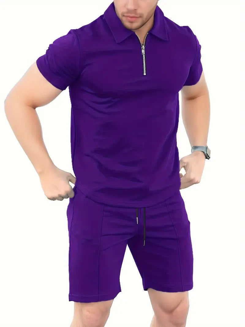 Tyler – Ensemble polo 2 pièces décontracté et tendance