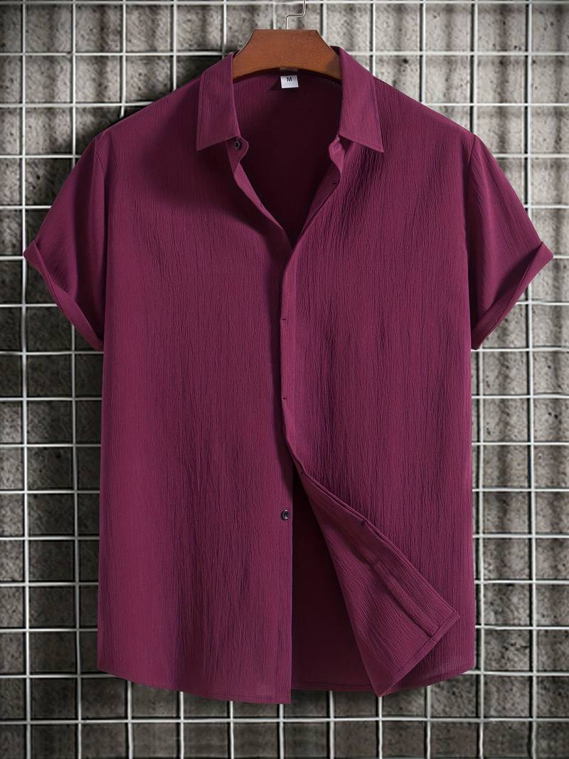 John – chemise décontractée à manches courtes pour homme