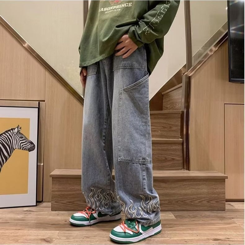 Karl - weites Bein Baggy Hosen