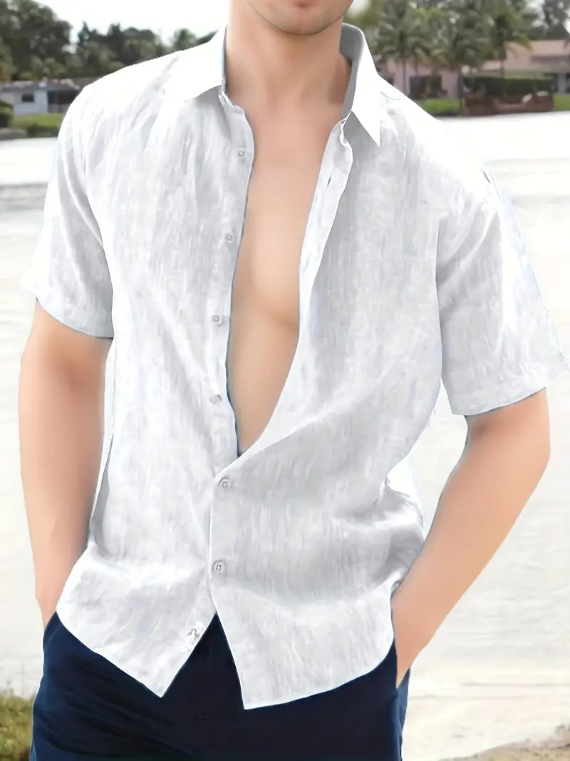 Ethan – chemise à manches courtes simple et confortable