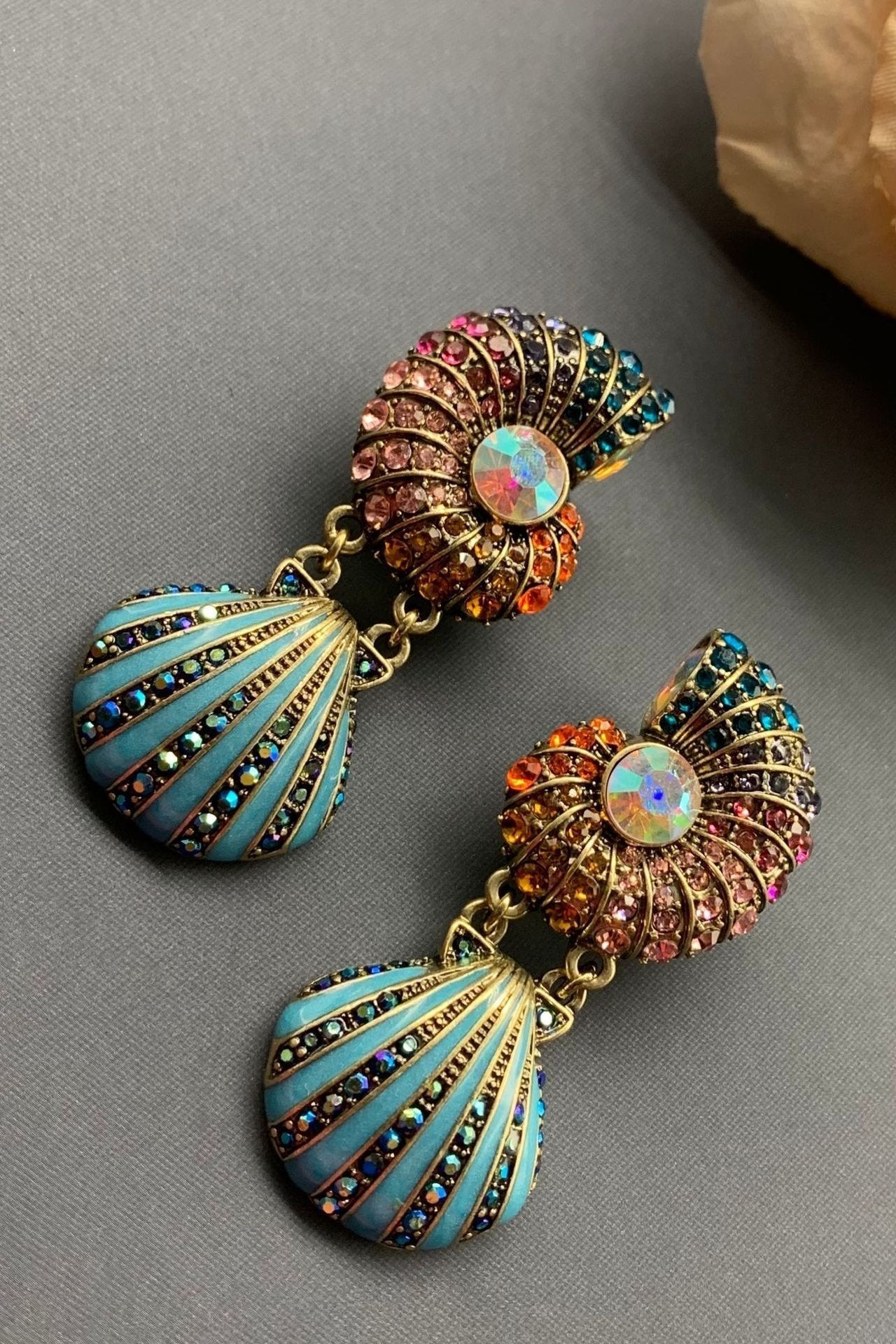 Boucles d'oreilles coquillage Amalia Flicker