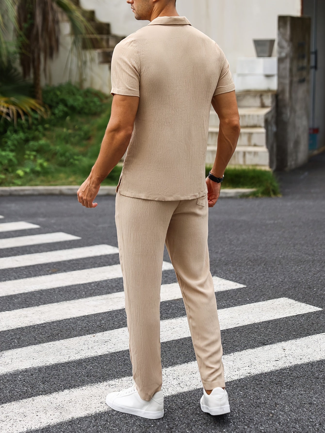 Tenue d'été décontractée deux pièces pour homme - Criston