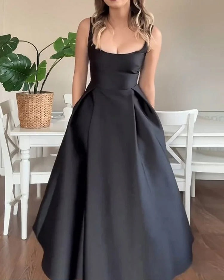 AVRIL™ | ROBE MIDI SANS MANCHES 