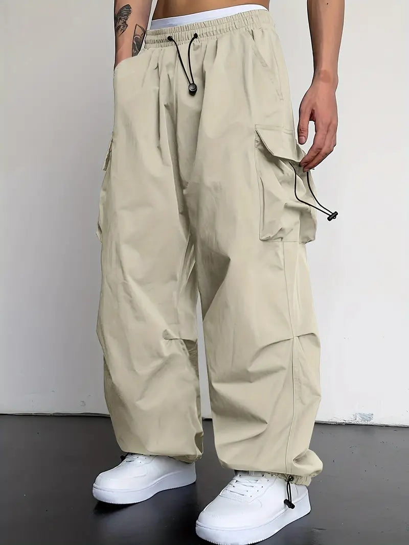 Brent - pantalon cargo baggy décontracté