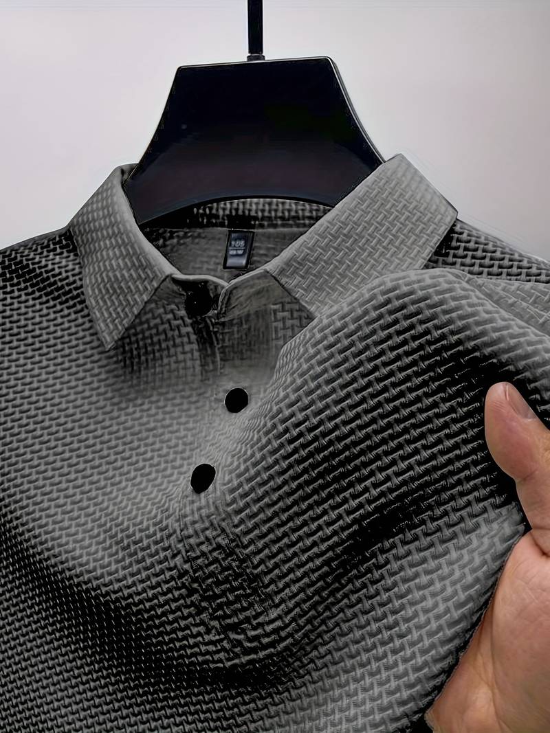 Samuel – chemise décontractée et respirante à manches courtes avec demi-boutons