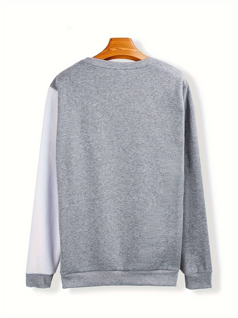 Kevin – pull ras du cou à blocs de couleurs tendance