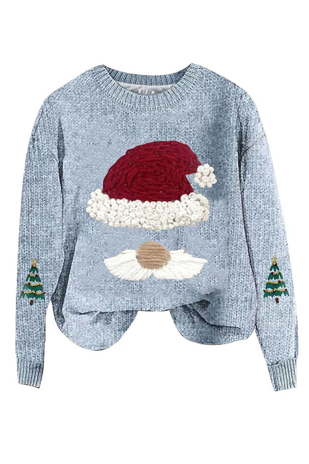 Pull de Noël décontracté en tricot