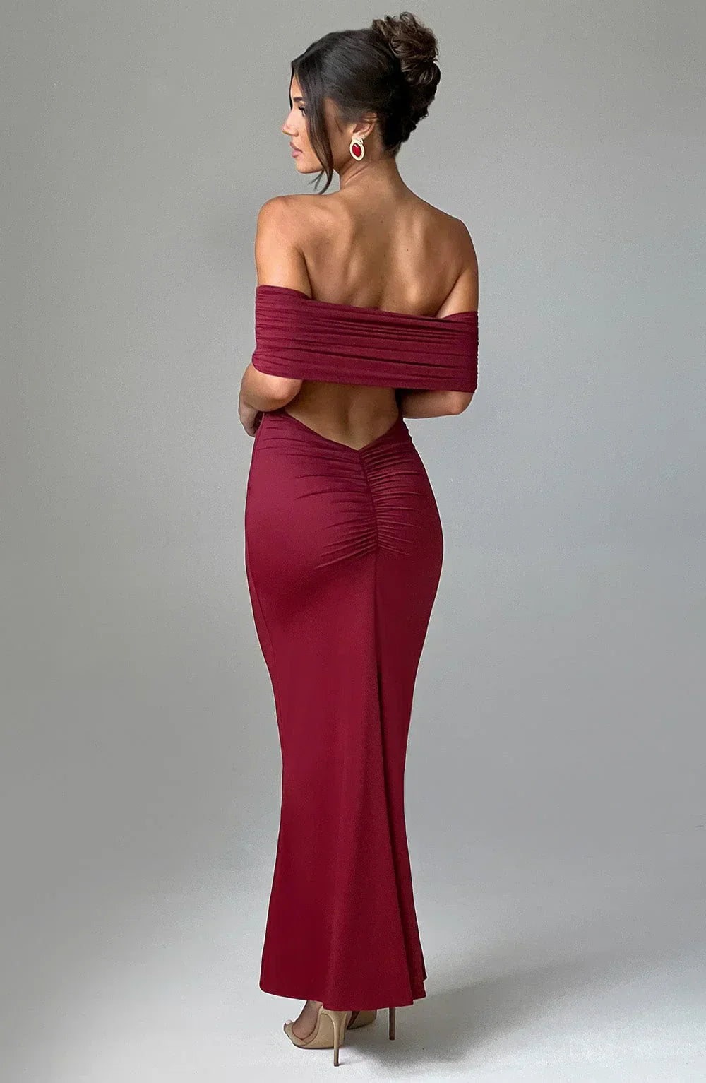 Violet - Robe longue dos nu 