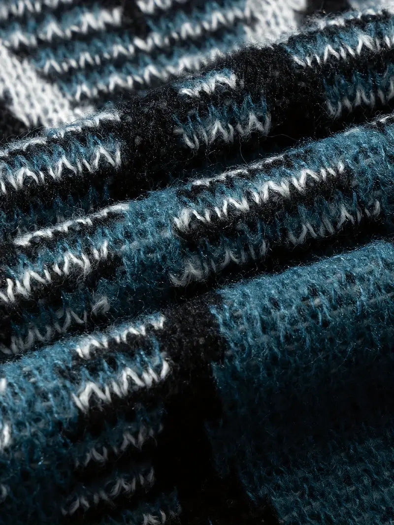 Andrew – Pull géométrique décontracté pour homme