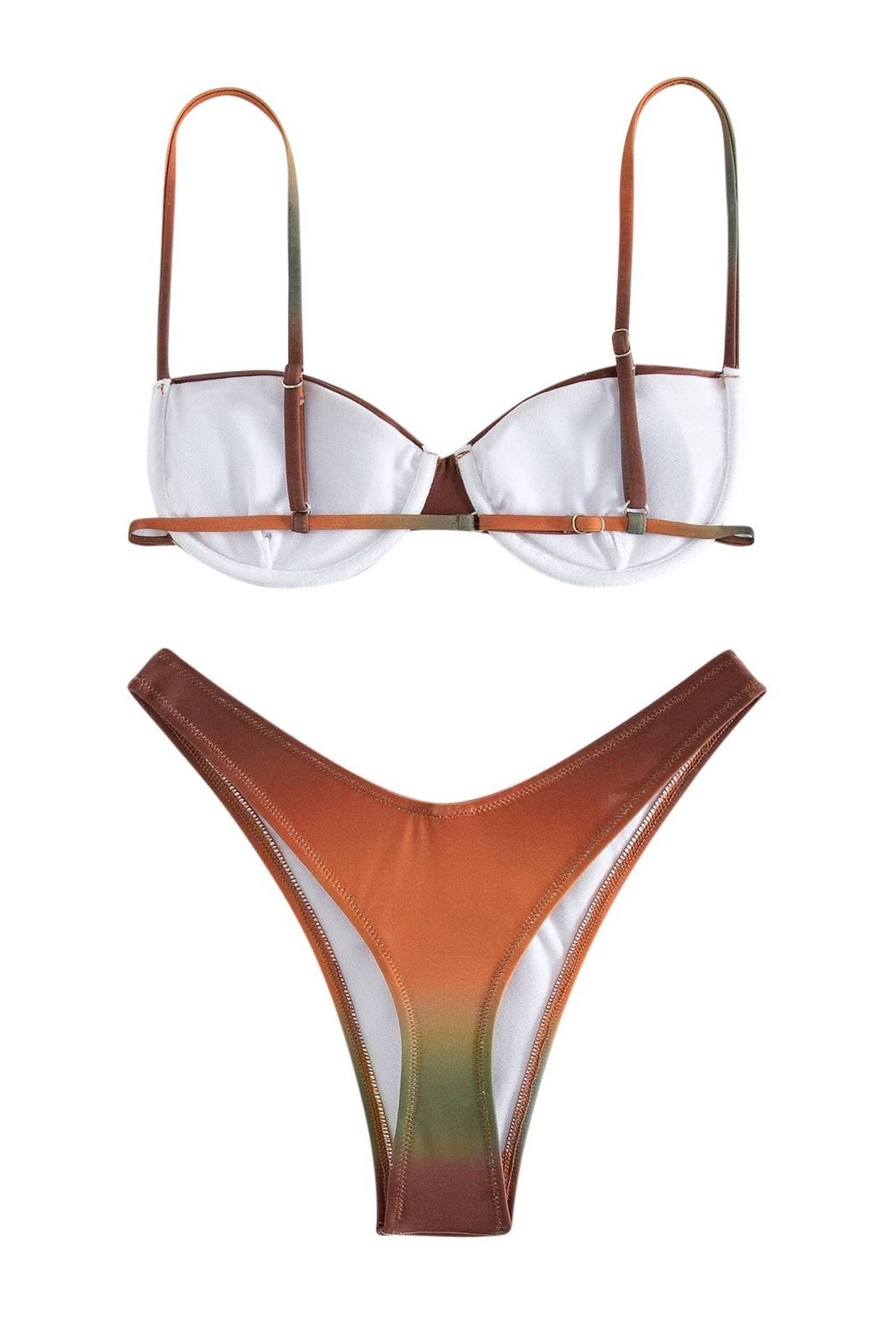 Brook – Bikini imprimé dégradé
