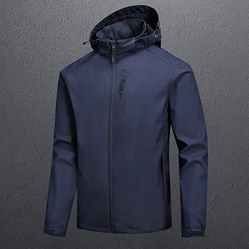 Cade – Schwarzer Winterjacke für Herren
