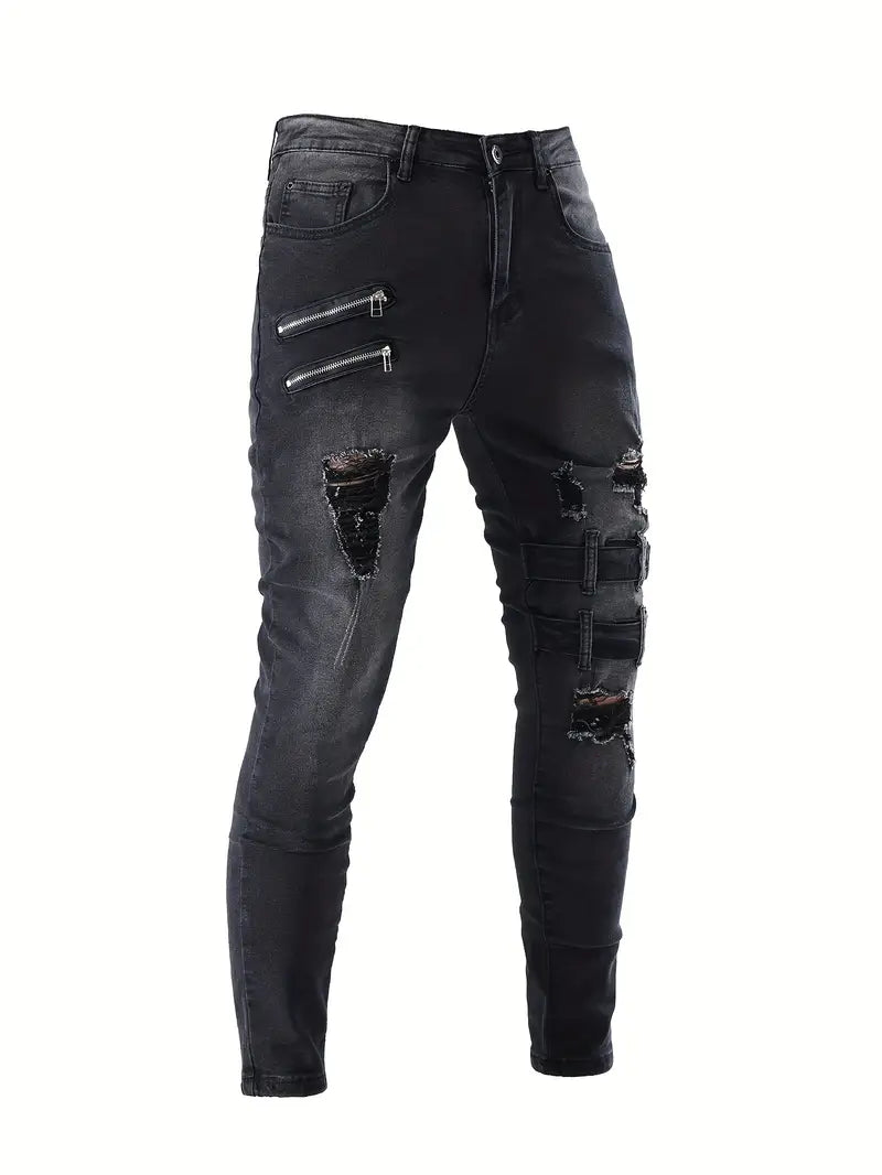 Mason – Jean biker décontracté pour homme