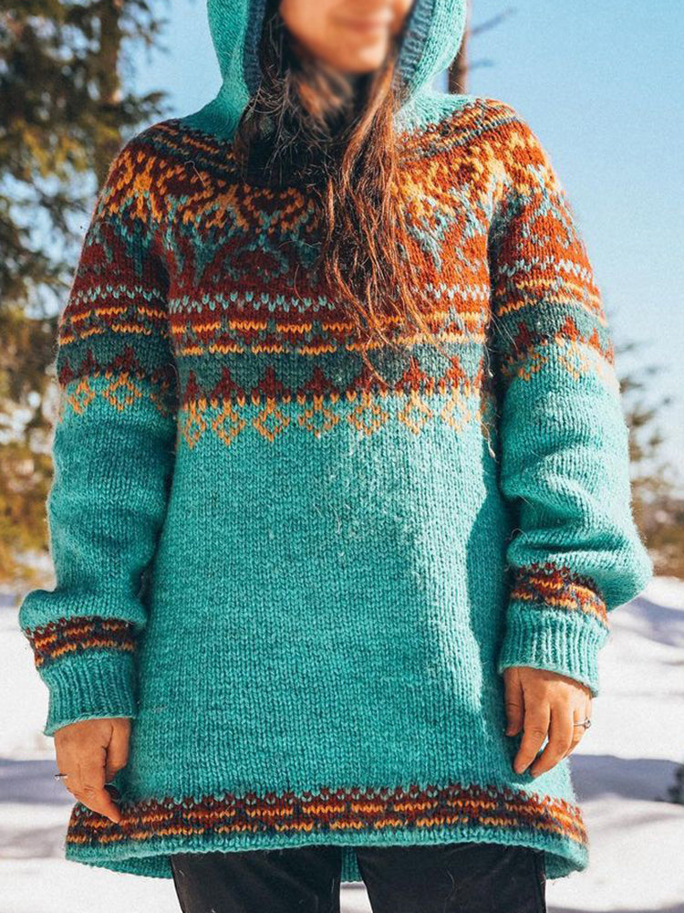 Djamilla - Pull vintage en maille pour femme