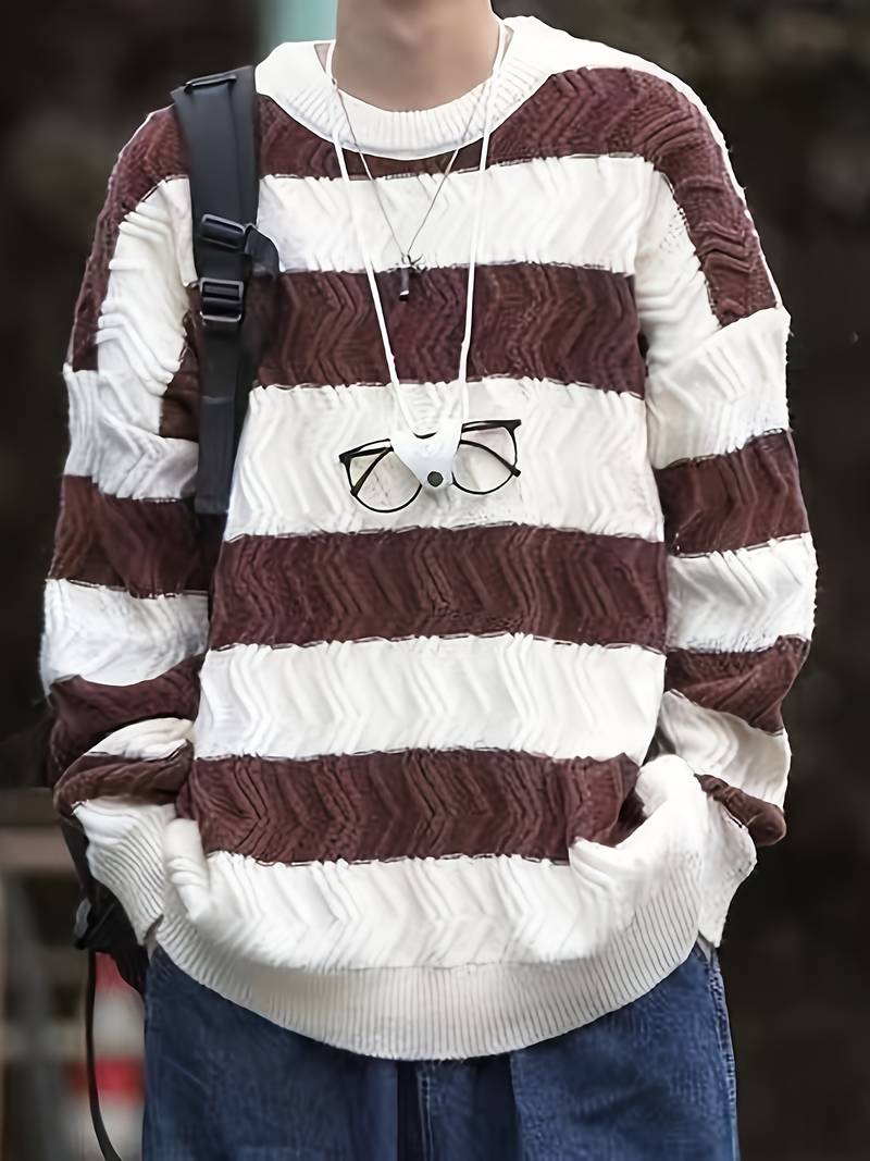 Mark – Pull color-block pour homme