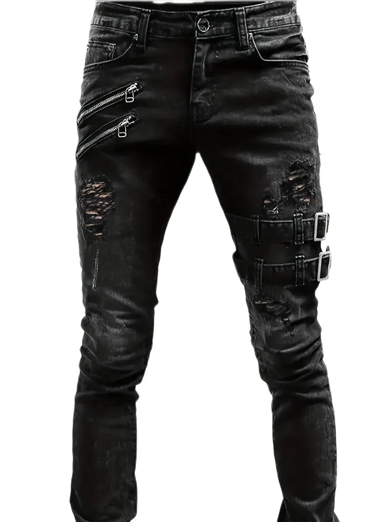 Mason – Jean biker décontracté pour homme