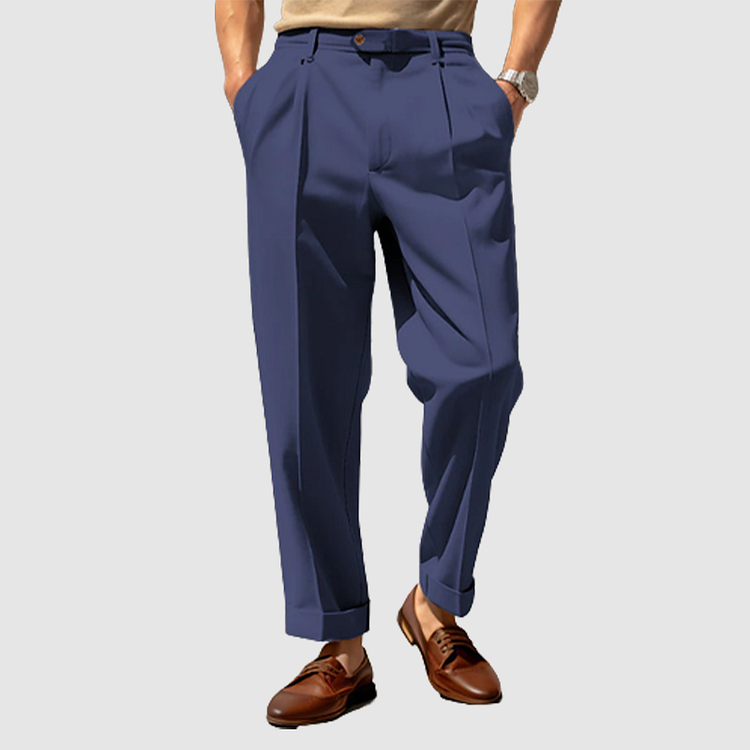 Alger - pantalon de costume droit et large