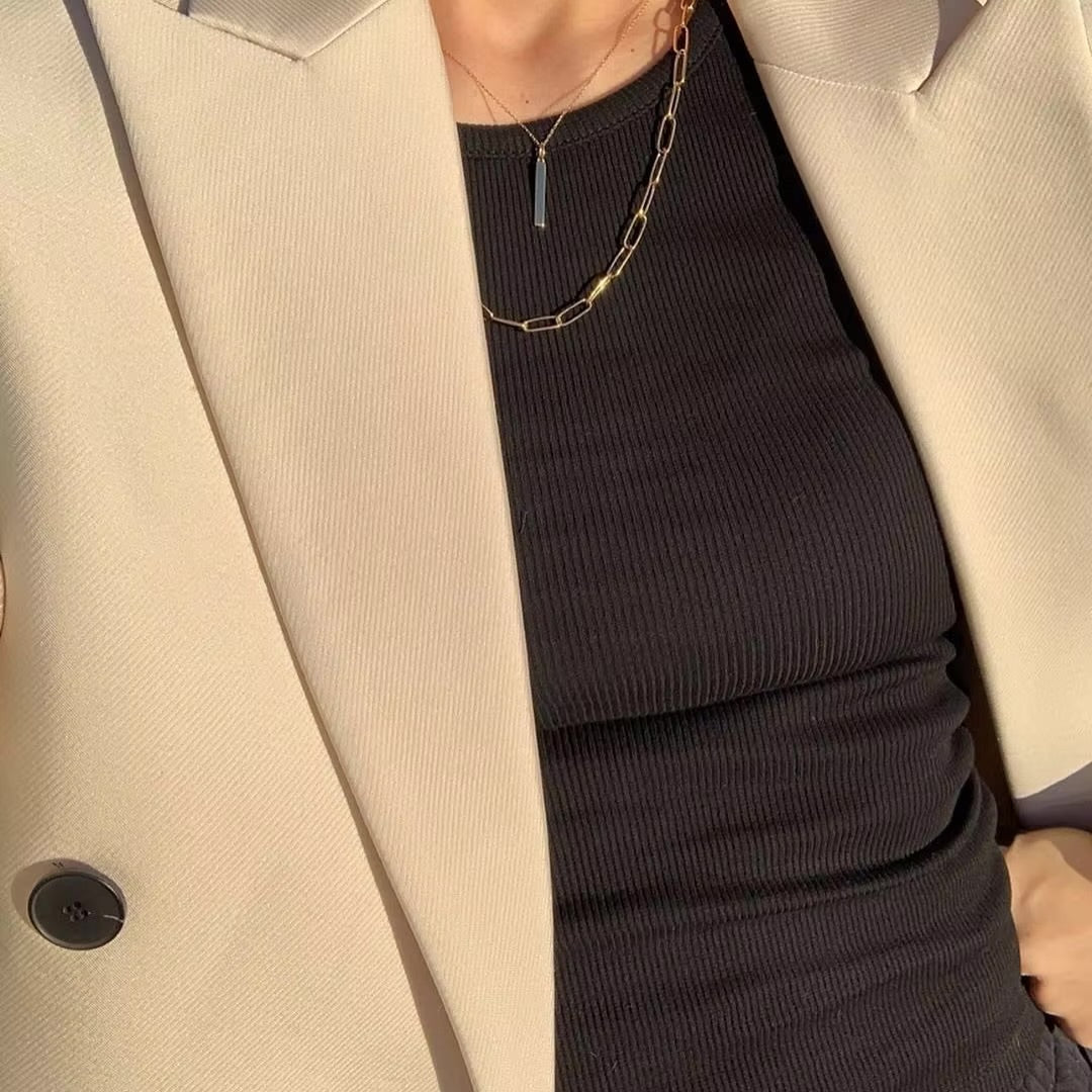 Collier à maillons classique