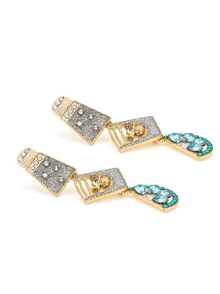 Boucles d'oreilles cocktail avec strass