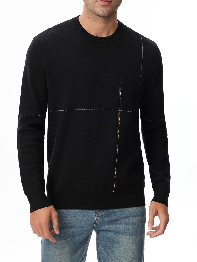 Andrew – Pull ras du cou décontracté pour homme