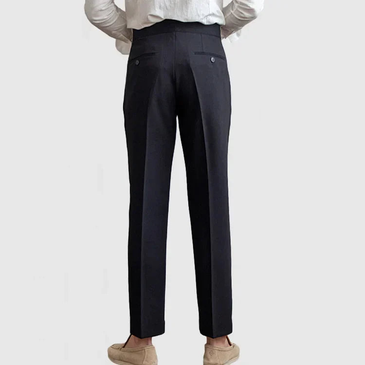 Oscar - pantalon de costume droit taille haute