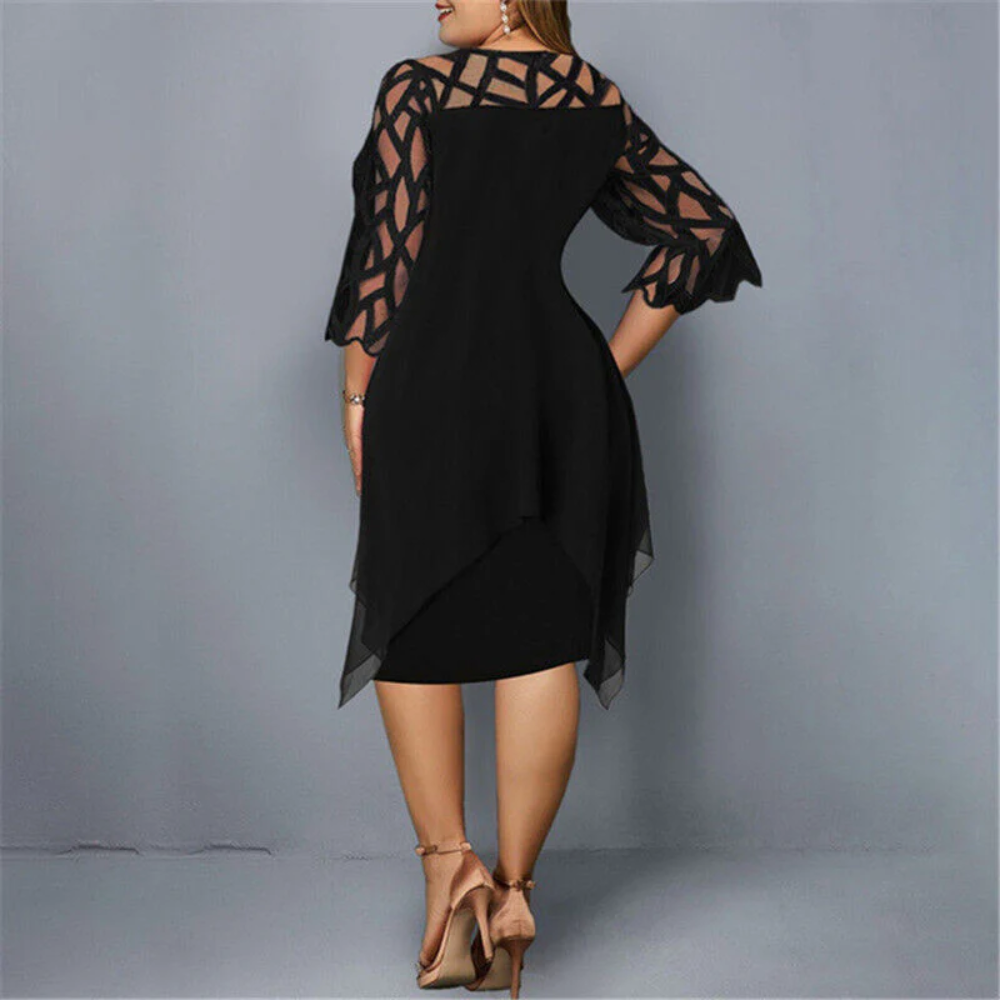 Mona | Damen Elegant Partykleid | Midi
