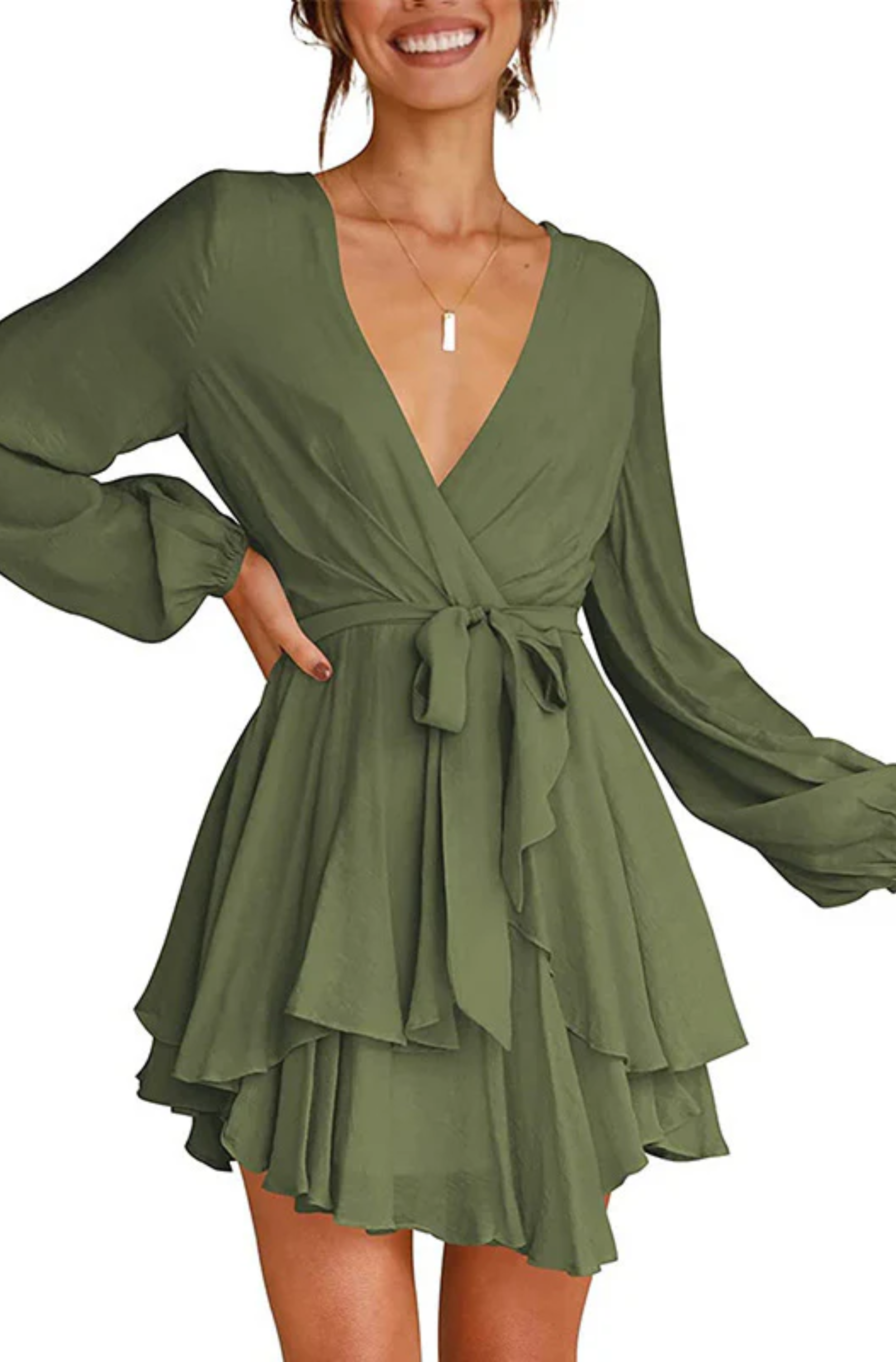 Aimée | Robe portefeuille d'été | Mini