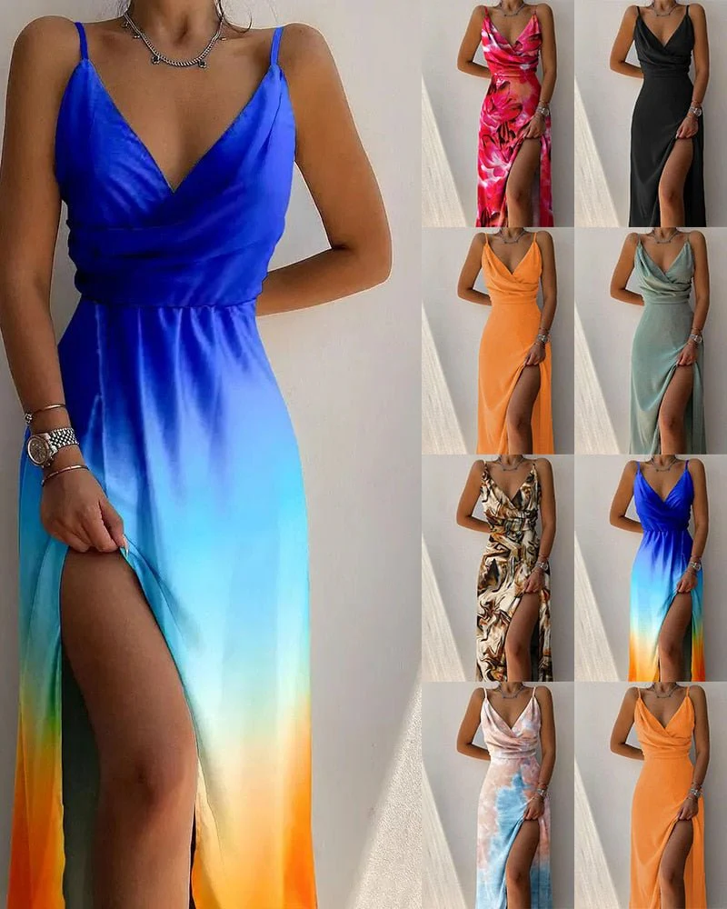 Marit | Damen Lange Sommerkleid | Maxi