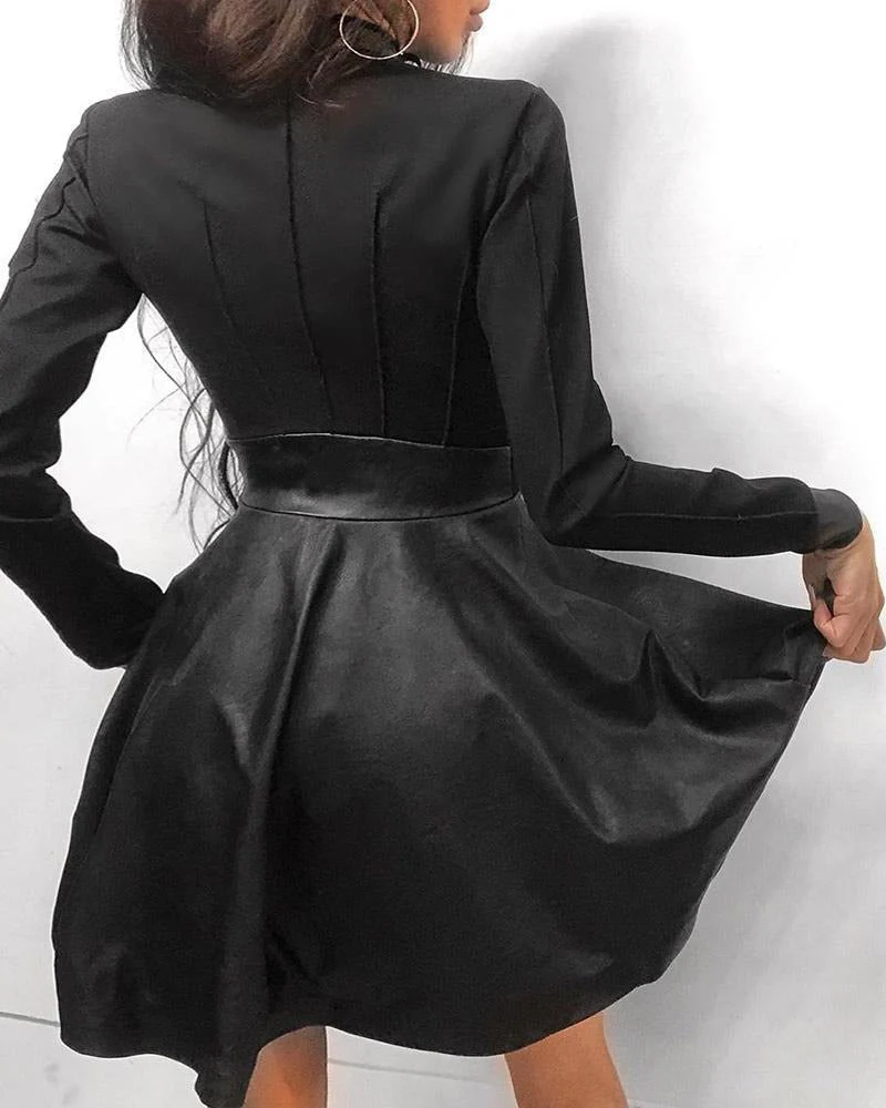 Leila | Schwarz Partykleid | Mini