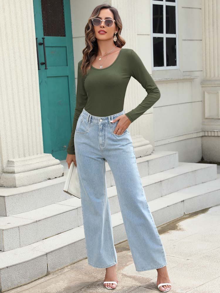 Bellachicha - Grünes Basic-Top