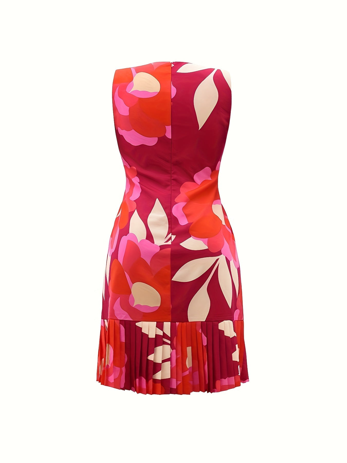 Carmella - Kurzärmeliges Sommerkleid mit Falten