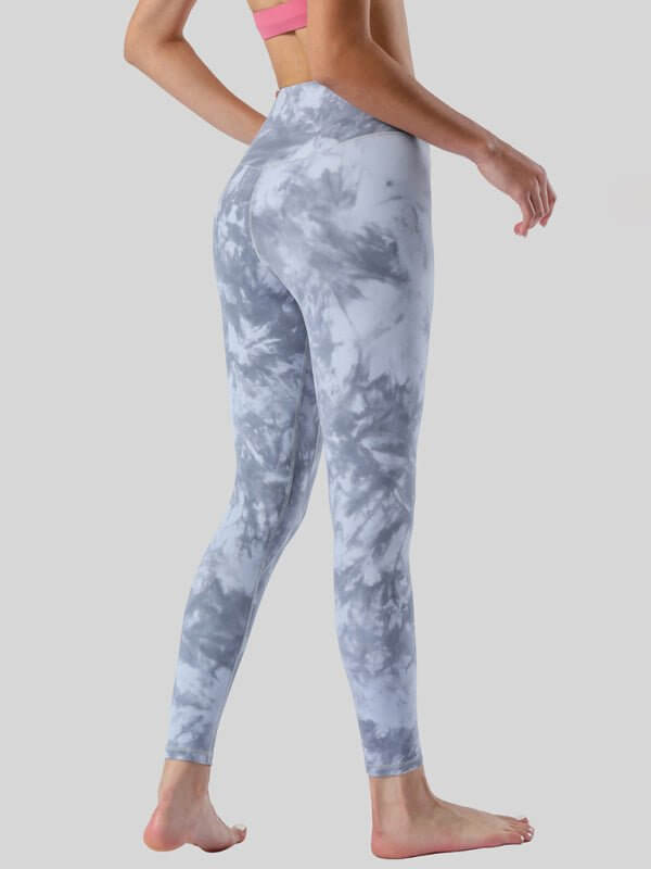Vêtements de yoga taille haute, fesses, abdomen, pantalon à neuf points, brossé double face nude 