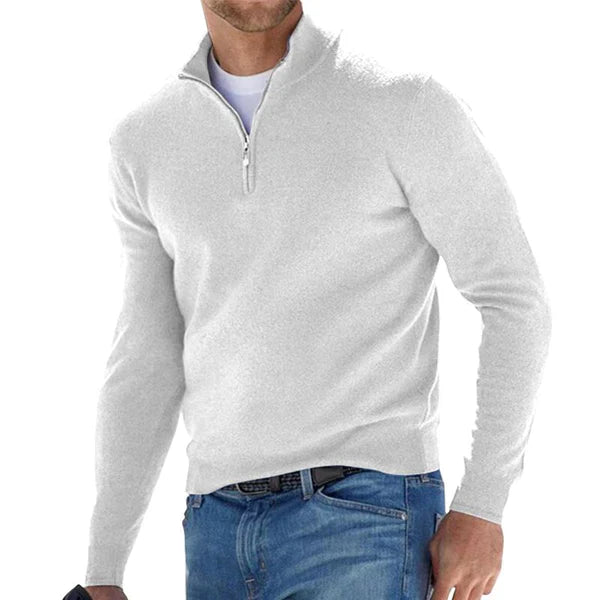 Tobias – pull zippé pour homme