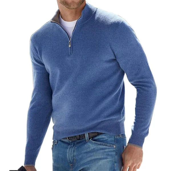 Tobias – pull zippé pour homme