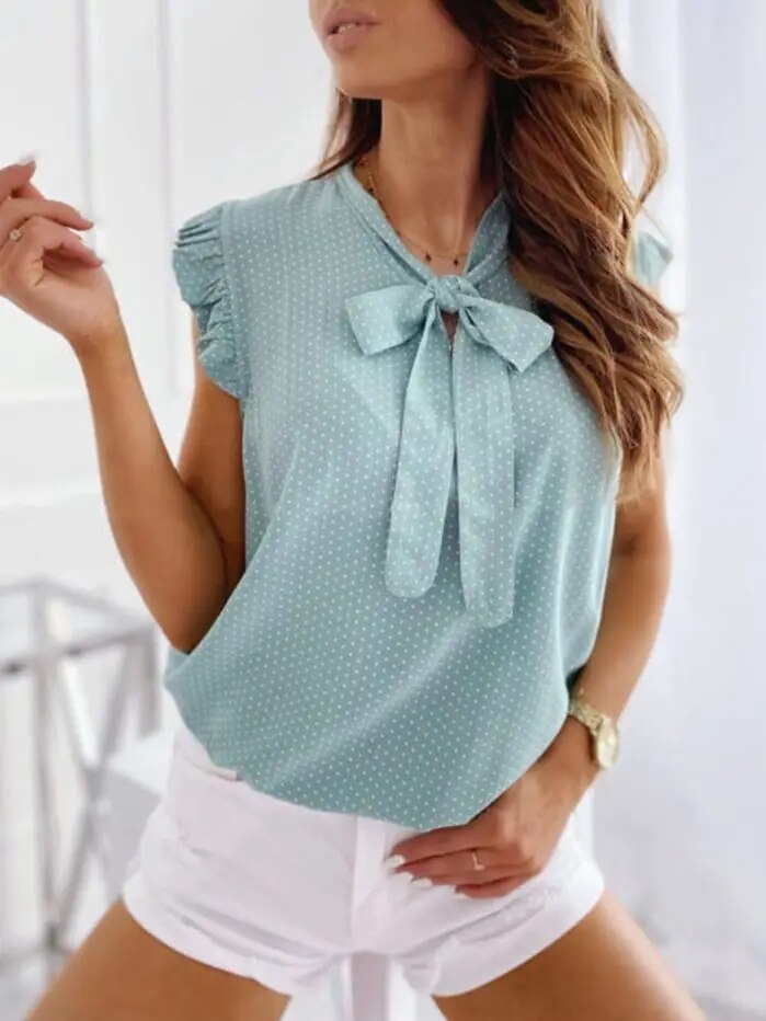 Bellachicha - Krawatte Schleife Bluse
